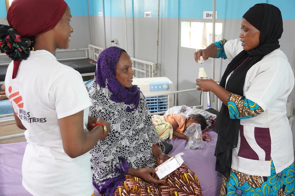 In the malnutrition ward of Douentza hospital