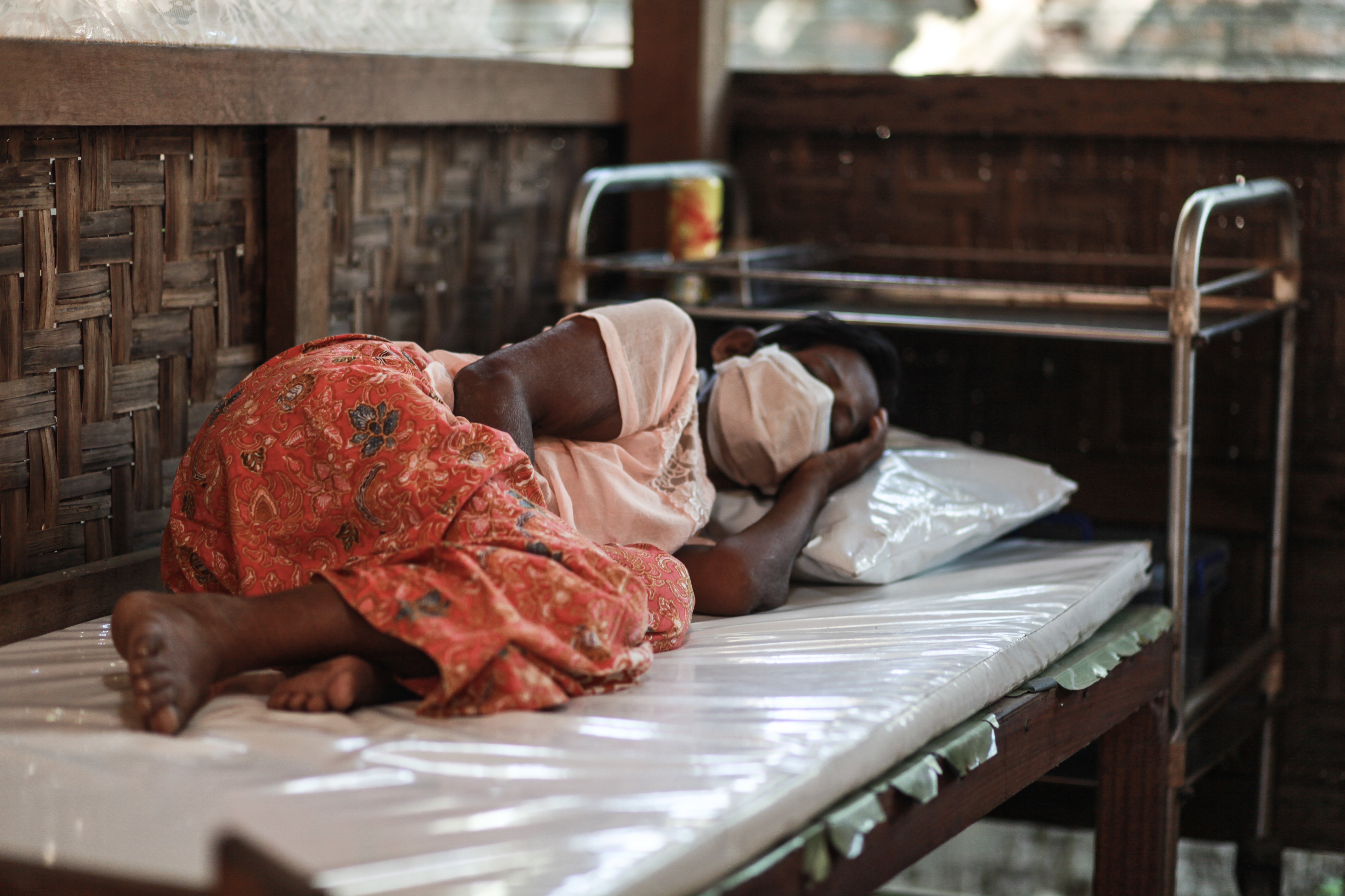 A patient in the MSF clinic in Dawei. 2018 