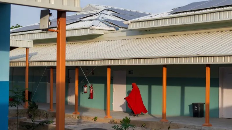 The emergency obstetric and neonatal care center built by MSF at Nelifa Keji Hospital in Maiduguri