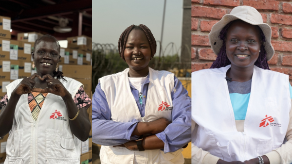 female staff in south sudan