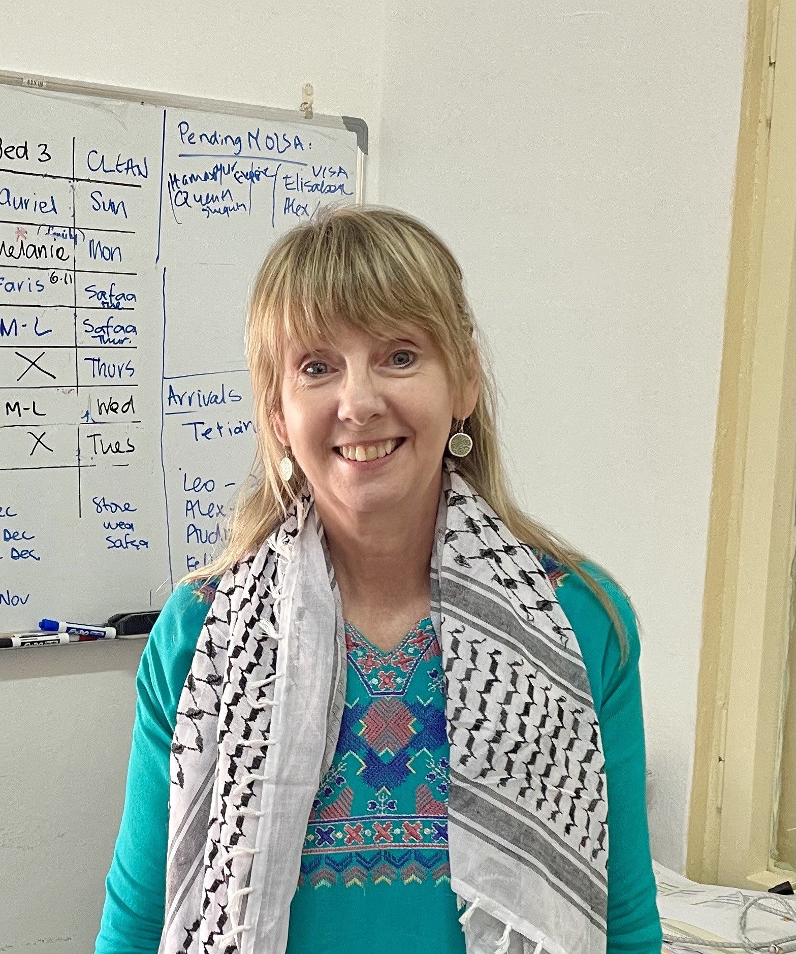 Gail Page in Palestine