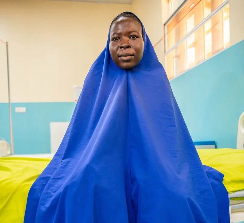 Fatmata Ali, mother and patient