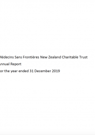 MSF NZ Financial Report 2019