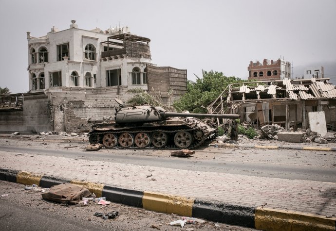 Devastation in Aden - July 2015