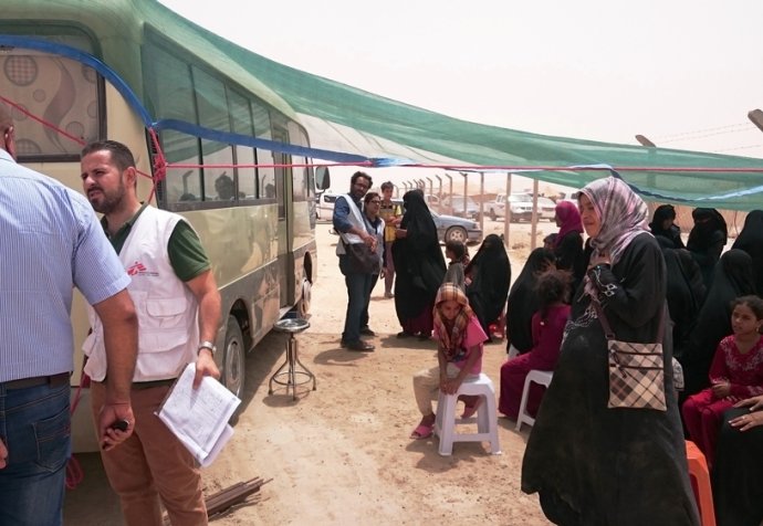 Mobile clinics in Amaryat Fallujah (AF) Iraq
