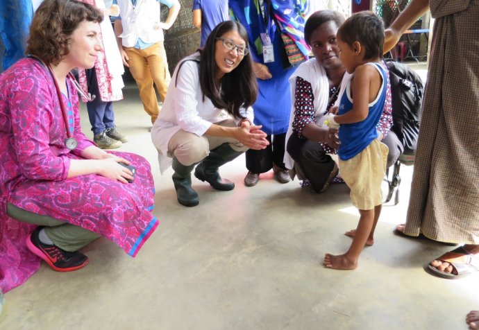 MSF President Joanne Liu visits emergency projects in Cox&#039;s Bazar, Bangladesh