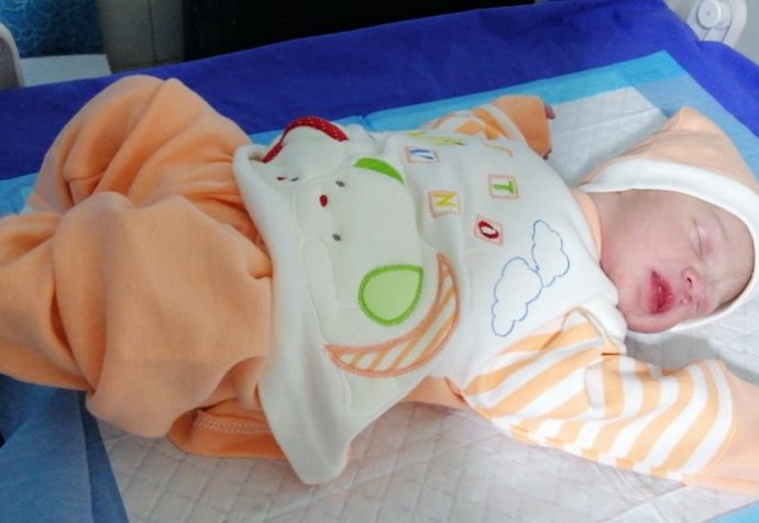 Baby boy, born Bekaa, Lebanon, 1/1/19