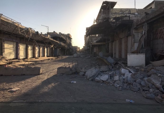 Iraq, West-Mosul destruction