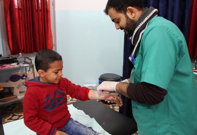 Management of burns in Gaza – awareness and cares