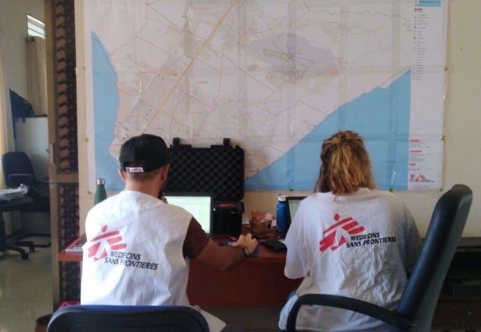  GIS support for MSF operations in Mozambique.